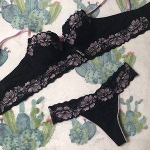 Adore me BRAND NEW Longline Bra and Thong Set